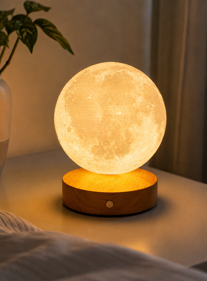 Moon Orbit™ - Lámpara Luna Giratoria LED
