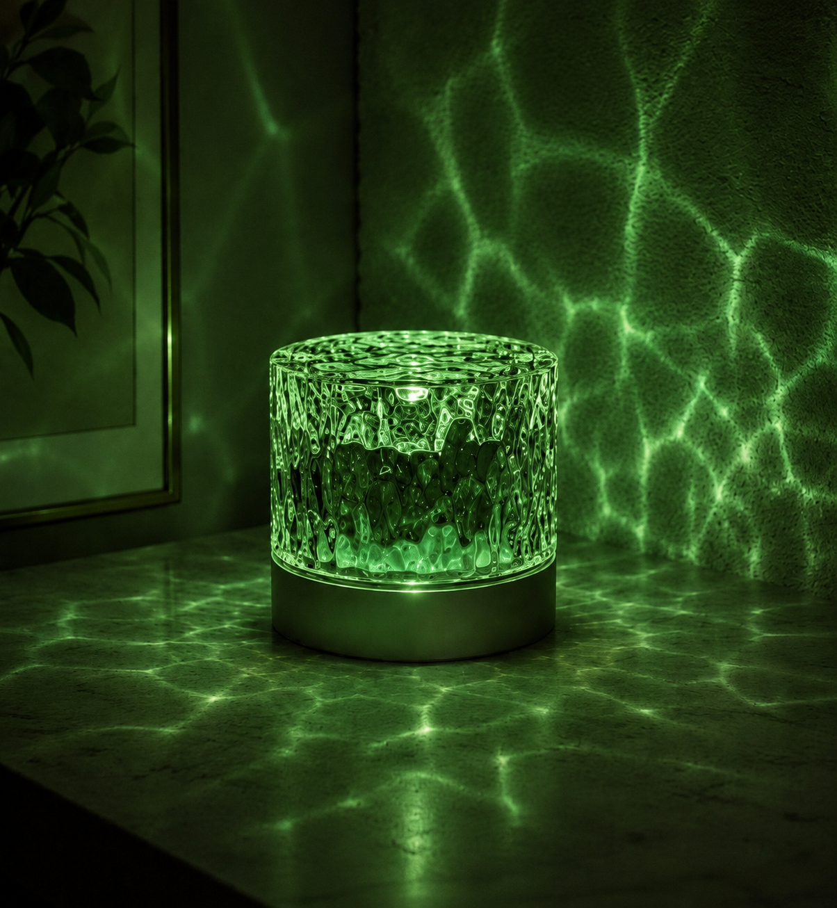 Crystal Wave™ - Lámpara Efecto Agua RGB