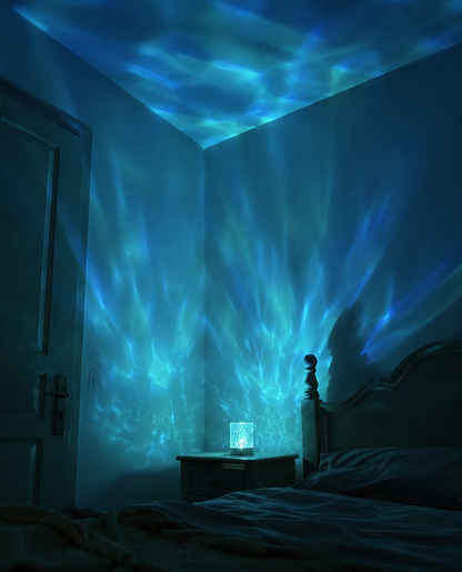 Crystal Wave™ - Lámpara Efecto Agua RGB