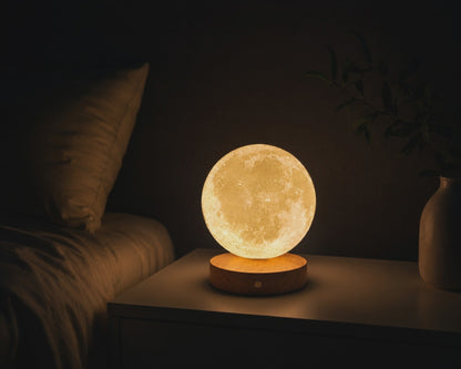 Moon Orbit™ - Lámpara Luna Giratoria LED